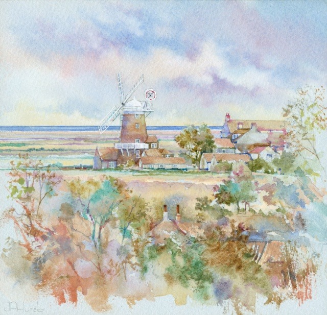 [Cley Mill from Wiveton Hall]