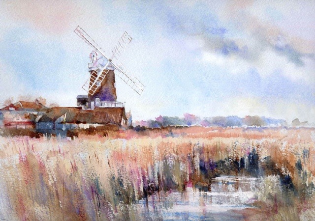 [Over The Marsh to Cley Windmill]