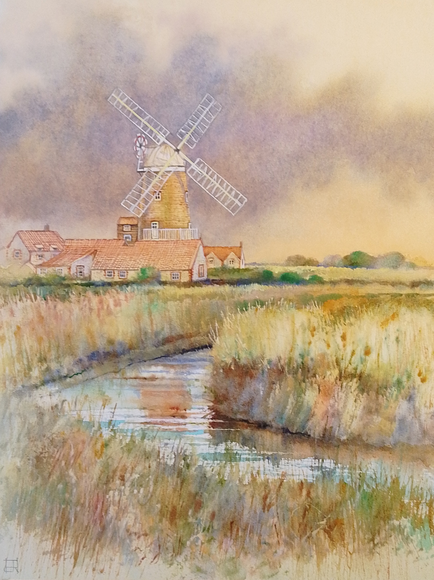 Creek Reflections, Cley Mill SOLD